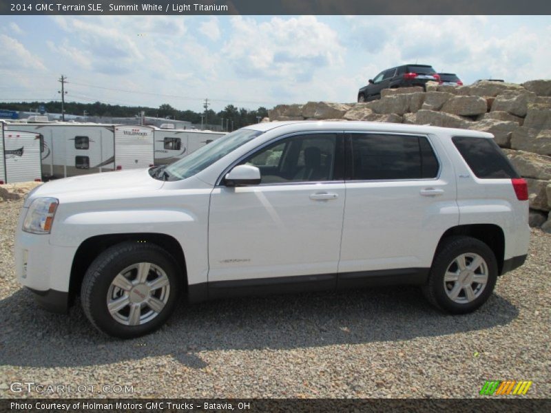 Summit White / Light Titanium 2014 GMC Terrain SLE