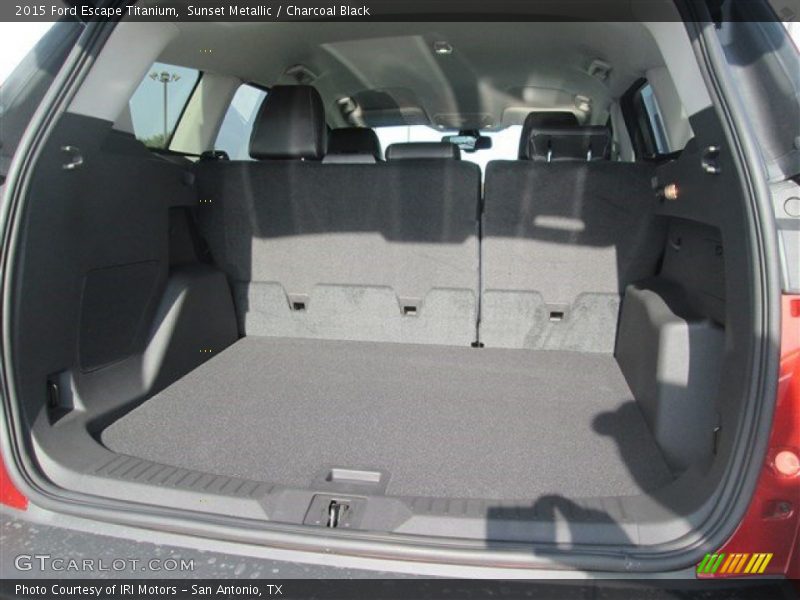 Sunset Metallic / Charcoal Black 2015 Ford Escape Titanium