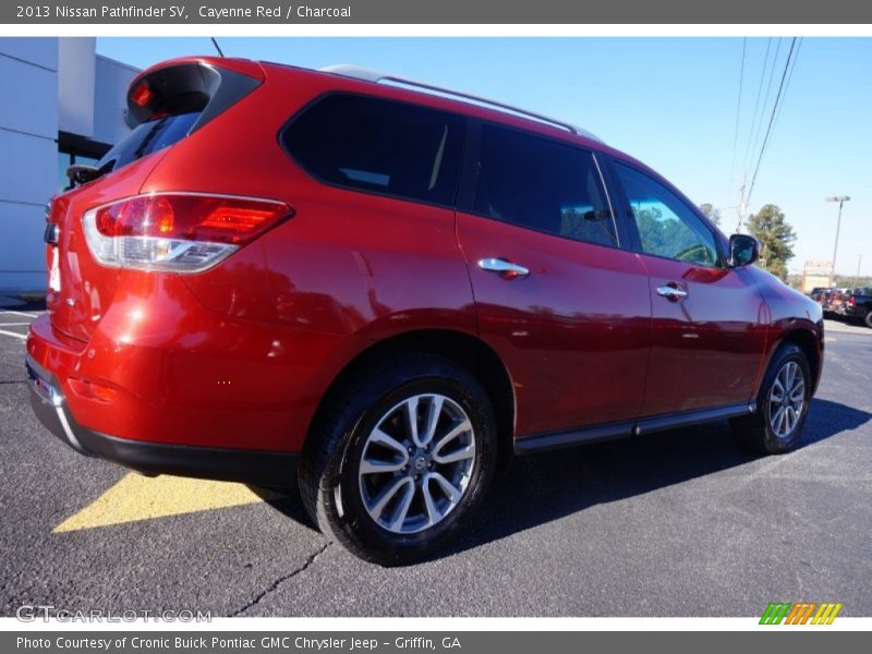 Cayenne Red / Charcoal 2013 Nissan Pathfinder SV