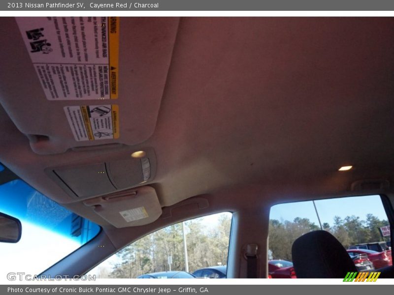 Cayenne Red / Charcoal 2013 Nissan Pathfinder SV
