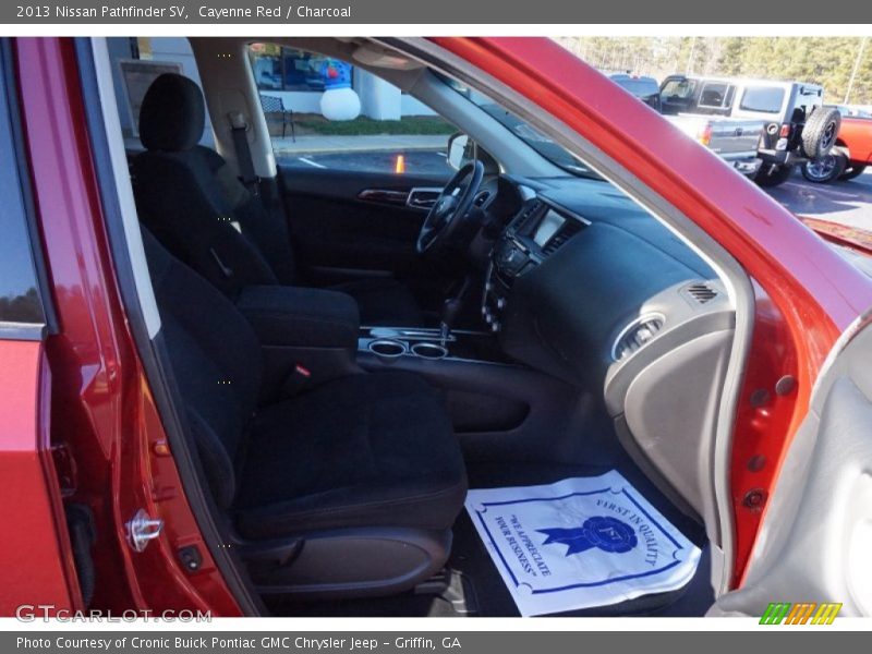 Cayenne Red / Charcoal 2013 Nissan Pathfinder SV