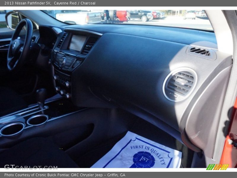 Cayenne Red / Charcoal 2013 Nissan Pathfinder SV