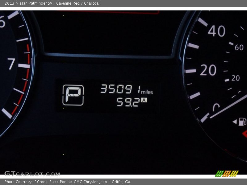 Cayenne Red / Charcoal 2013 Nissan Pathfinder SV