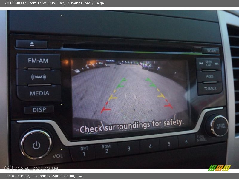 Cayenne Red / Beige 2015 Nissan Frontier SV Crew Cab