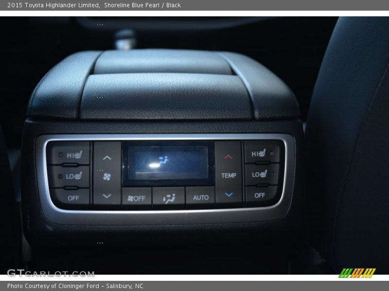 Shoreline Blue Pearl / Black 2015 Toyota Highlander Limited