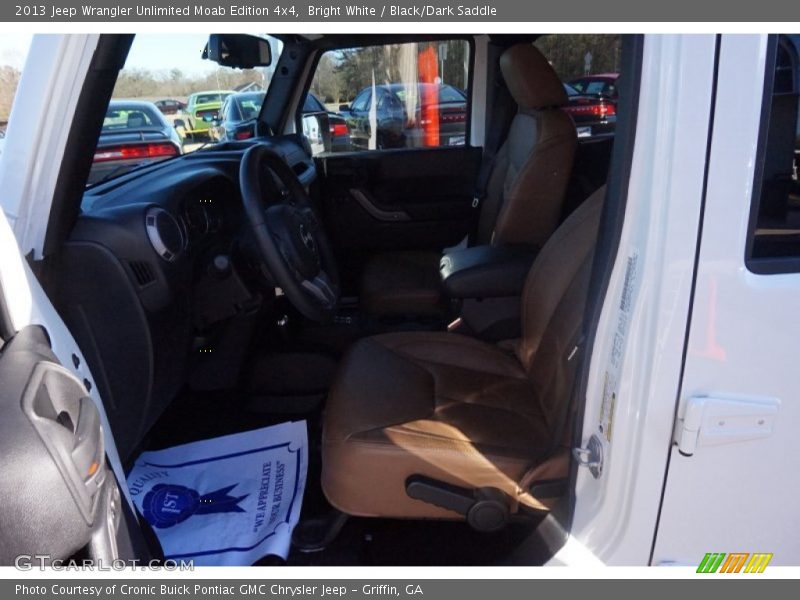 Bright White / Black/Dark Saddle 2013 Jeep Wrangler Unlimited Moab Edition 4x4