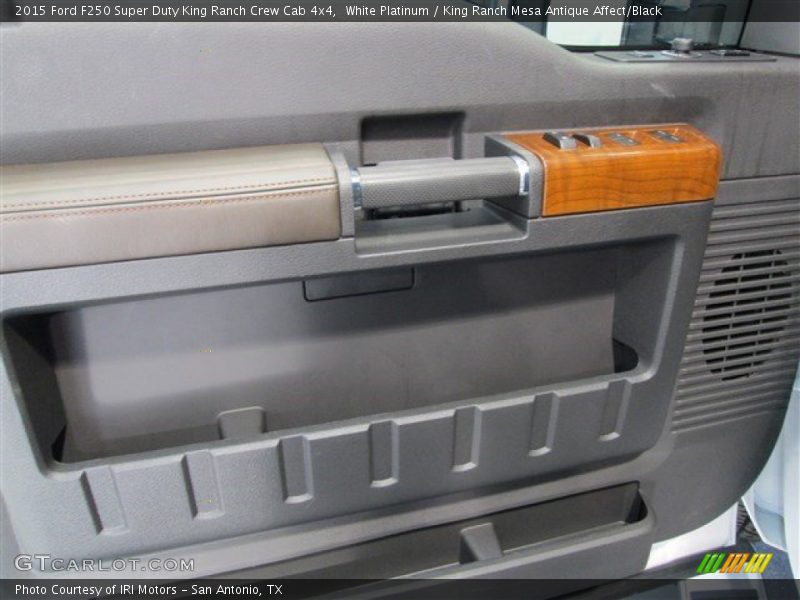 White Platinum / King Ranch Mesa Antique Affect/Black 2015 Ford F250 Super Duty King Ranch Crew Cab 4x4