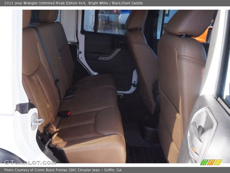 Bright White / Black/Dark Saddle 2013 Jeep Wrangler Unlimited Moab Edition 4x4