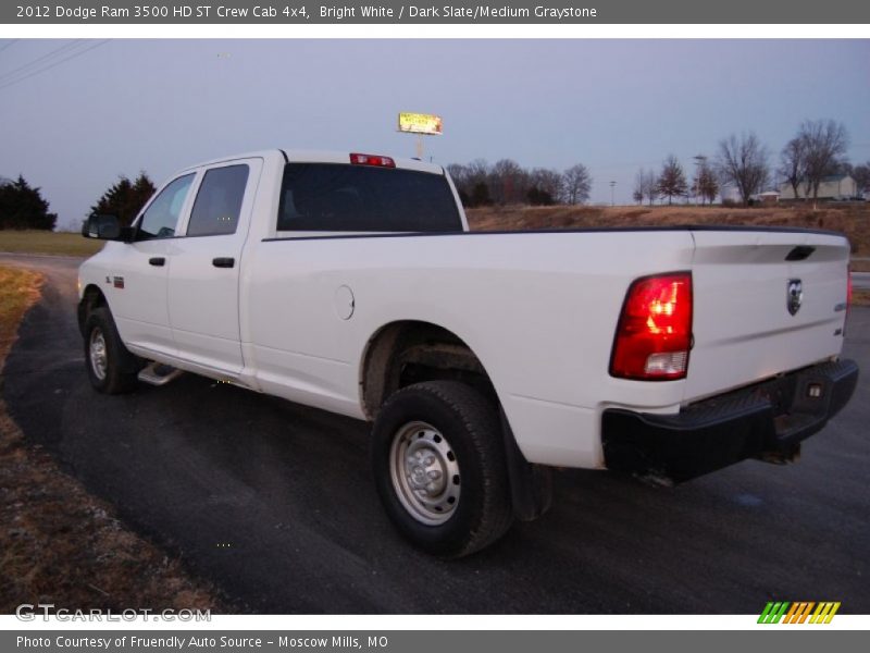 Bright White / Dark Slate/Medium Graystone 2012 Dodge Ram 3500 HD ST Crew Cab 4x4