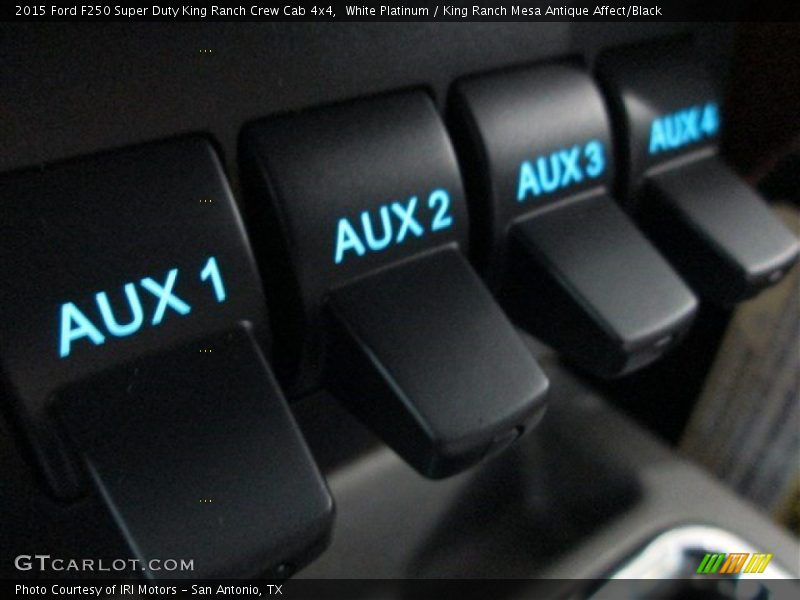 White Platinum / King Ranch Mesa Antique Affect/Black 2015 Ford F250 Super Duty King Ranch Crew Cab 4x4