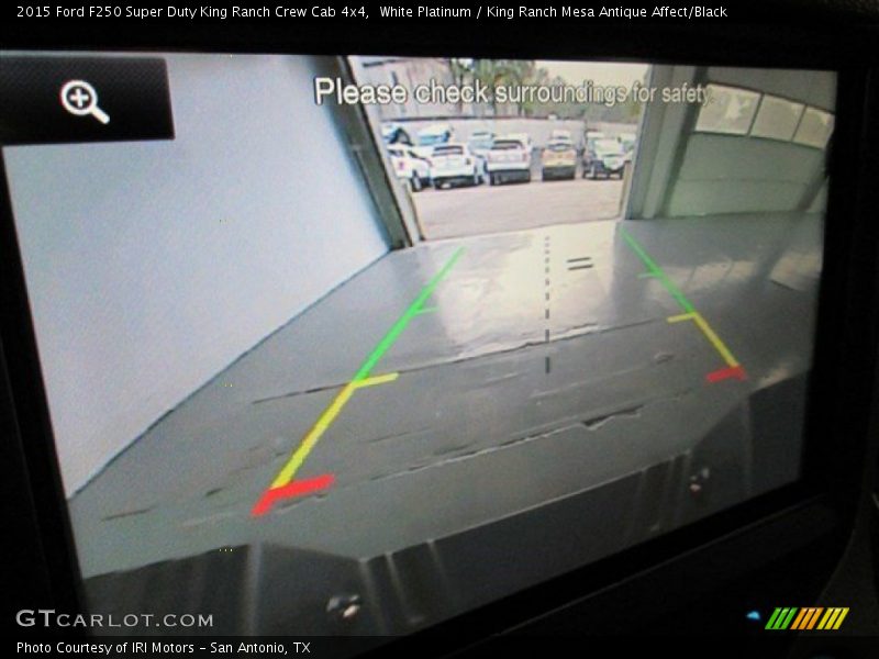 White Platinum / King Ranch Mesa Antique Affect/Black 2015 Ford F250 Super Duty King Ranch Crew Cab 4x4