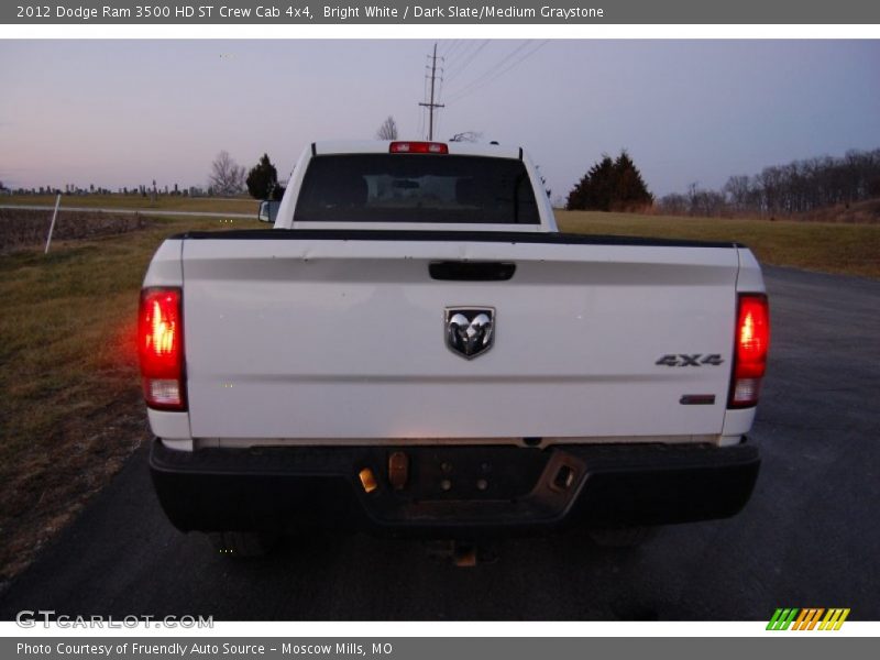 Bright White / Dark Slate/Medium Graystone 2012 Dodge Ram 3500 HD ST Crew Cab 4x4