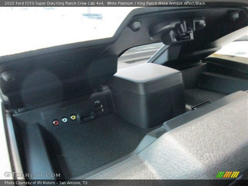 White Platinum / King Ranch Mesa Antique Affect/Black 2015 Ford F250 Super Duty King Ranch Crew Cab 4x4
