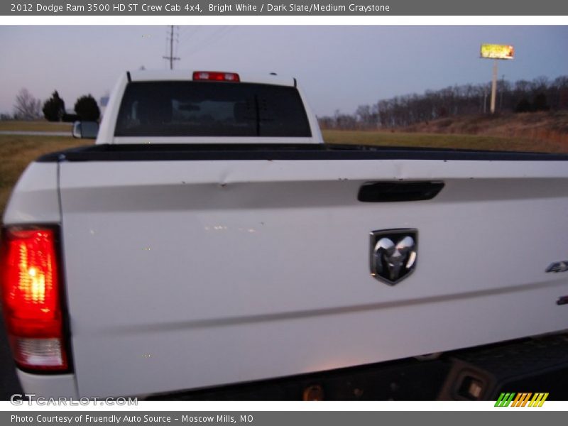 Bright White / Dark Slate/Medium Graystone 2012 Dodge Ram 3500 HD ST Crew Cab 4x4