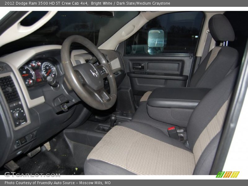 Bright White / Dark Slate/Medium Graystone 2012 Dodge Ram 3500 HD ST Crew Cab 4x4