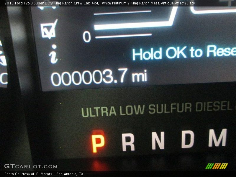 White Platinum / King Ranch Mesa Antique Affect/Black 2015 Ford F250 Super Duty King Ranch Crew Cab 4x4