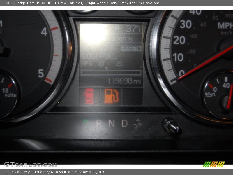 Bright White / Dark Slate/Medium Graystone 2012 Dodge Ram 3500 HD ST Crew Cab 4x4