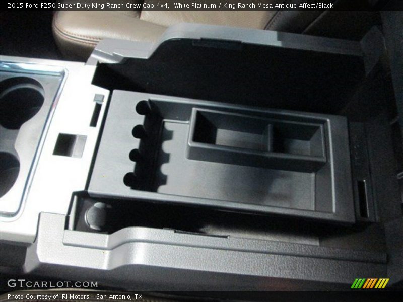 White Platinum / King Ranch Mesa Antique Affect/Black 2015 Ford F250 Super Duty King Ranch Crew Cab 4x4