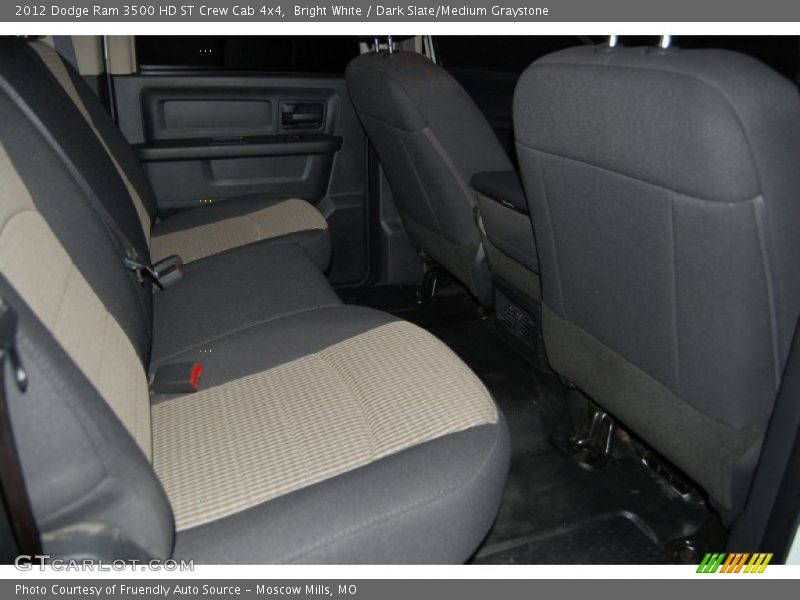 Bright White / Dark Slate/Medium Graystone 2012 Dodge Ram 3500 HD ST Crew Cab 4x4