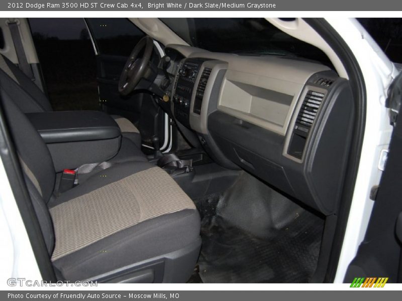 Bright White / Dark Slate/Medium Graystone 2012 Dodge Ram 3500 HD ST Crew Cab 4x4