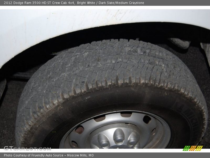 Bright White / Dark Slate/Medium Graystone 2012 Dodge Ram 3500 HD ST Crew Cab 4x4