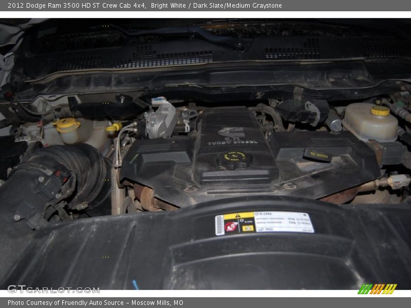 Bright White / Dark Slate/Medium Graystone 2012 Dodge Ram 3500 HD ST Crew Cab 4x4