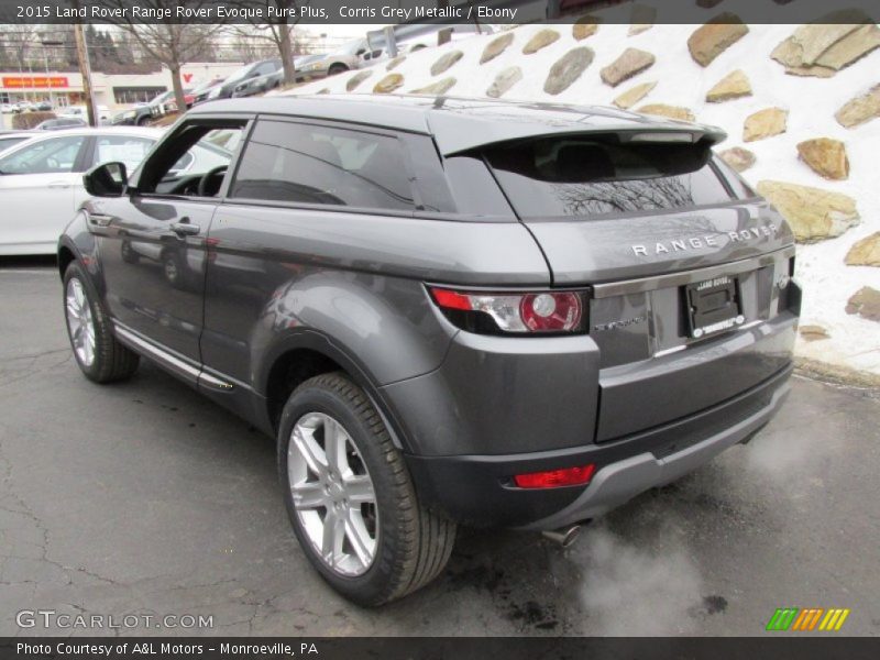 Corris Grey Metallic / Ebony 2015 Land Rover Range Rover Evoque Pure Plus