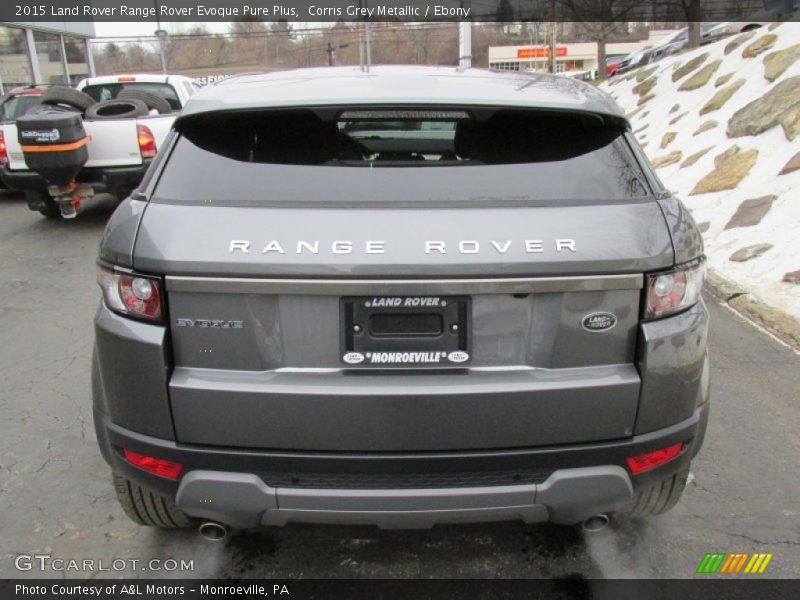Corris Grey Metallic / Ebony 2015 Land Rover Range Rover Evoque Pure Plus