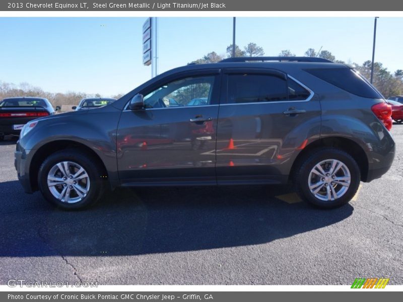 Steel Green Metallic / Light Titanium/Jet Black 2013 Chevrolet Equinox LT