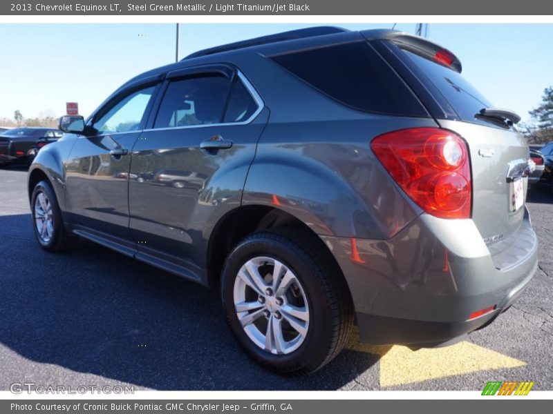 Steel Green Metallic / Light Titanium/Jet Black 2013 Chevrolet Equinox LT