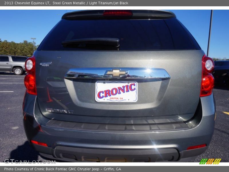 Steel Green Metallic / Light Titanium/Jet Black 2013 Chevrolet Equinox LT