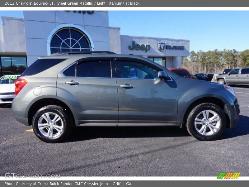 Steel Green Metallic / Light Titanium/Jet Black 2013 Chevrolet Equinox LT