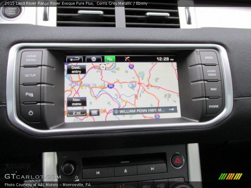 Navigation of 2015 Range Rover Evoque Pure Plus