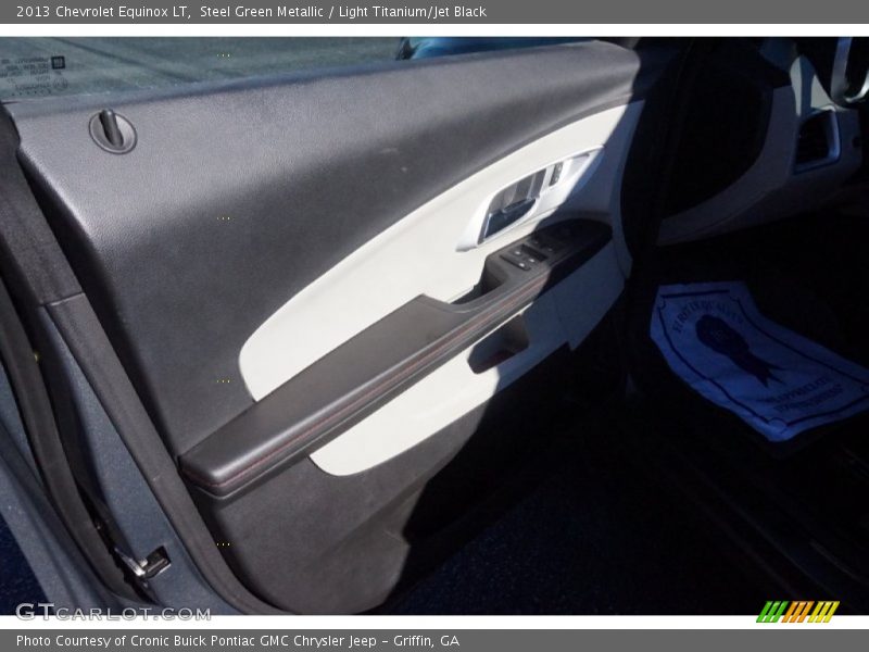 Steel Green Metallic / Light Titanium/Jet Black 2013 Chevrolet Equinox LT