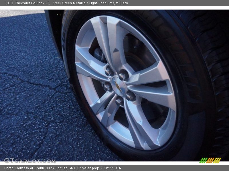 Steel Green Metallic / Light Titanium/Jet Black 2013 Chevrolet Equinox LT