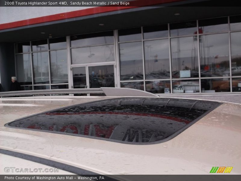 Sandy Beach Metallic / Sand Beige 2008 Toyota Highlander Sport 4WD