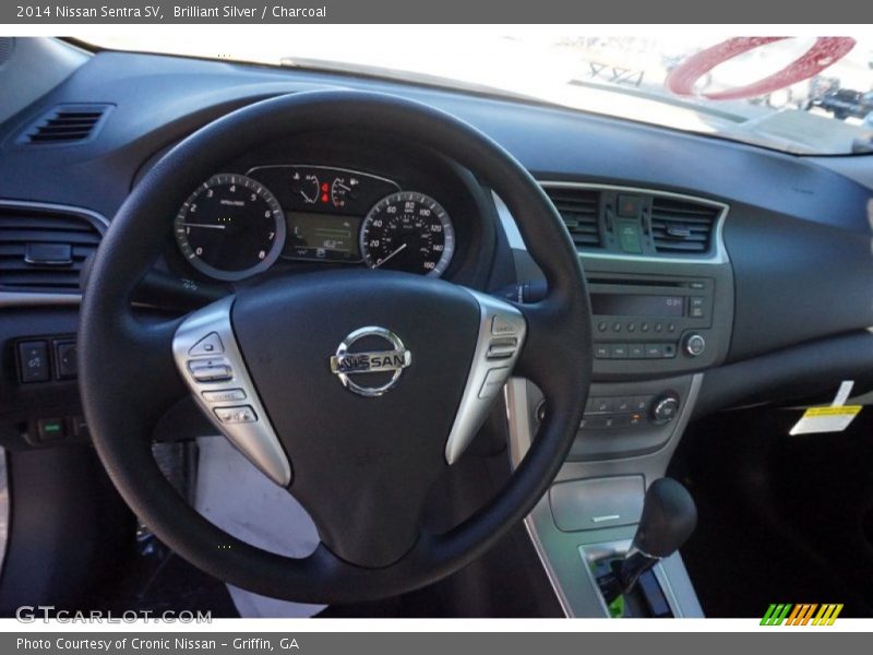 Brilliant Silver / Charcoal 2014 Nissan Sentra SV