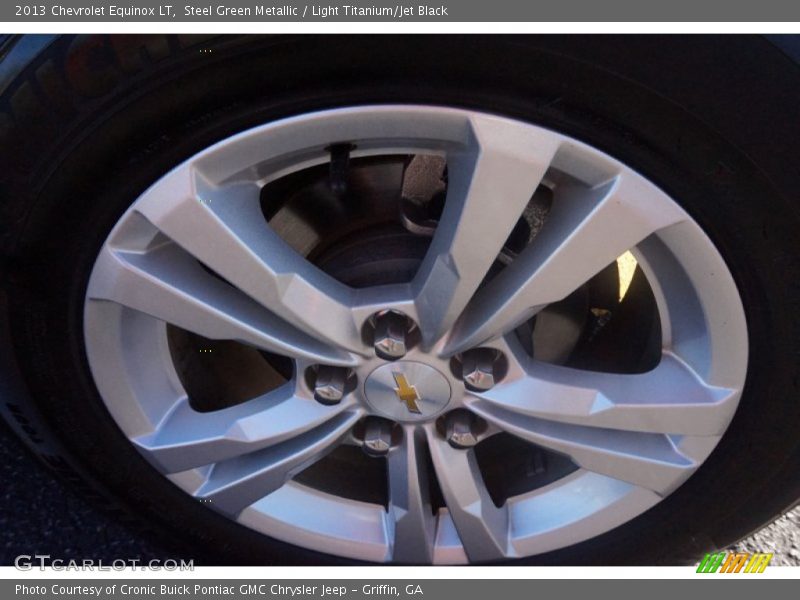 Steel Green Metallic / Light Titanium/Jet Black 2013 Chevrolet Equinox LT