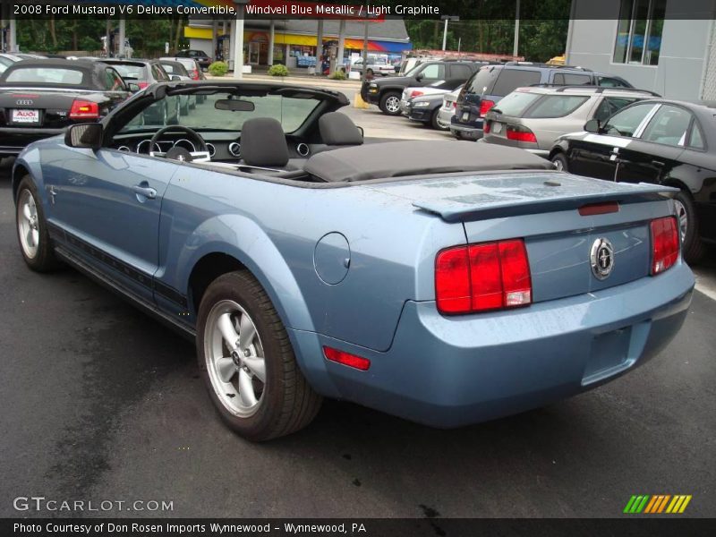 Windveil Blue Metallic / Light Graphite 2008 Ford Mustang V6 Deluxe Convertible