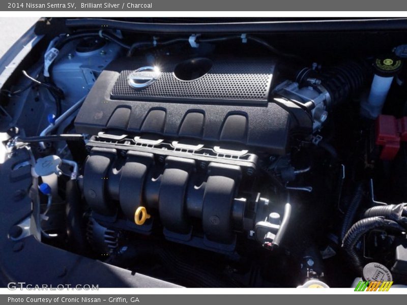 Brilliant Silver / Charcoal 2014 Nissan Sentra SV
