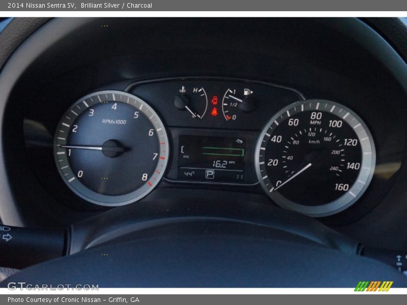 Brilliant Silver / Charcoal 2014 Nissan Sentra SV
