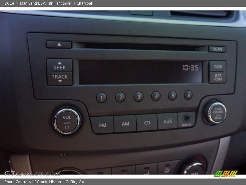 Brilliant Silver / Charcoal 2014 Nissan Sentra SV
