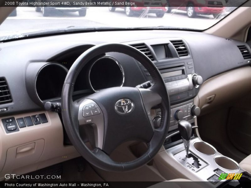 Sandy Beach Metallic / Sand Beige 2008 Toyota Highlander Sport 4WD