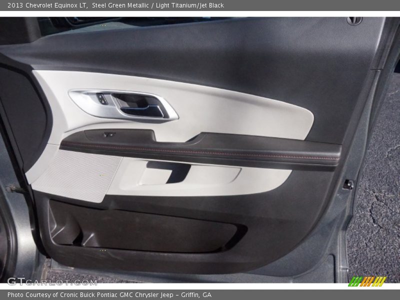 Steel Green Metallic / Light Titanium/Jet Black 2013 Chevrolet Equinox LT