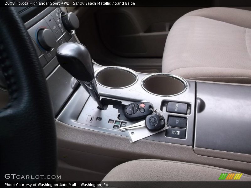 Sandy Beach Metallic / Sand Beige 2008 Toyota Highlander Sport 4WD
