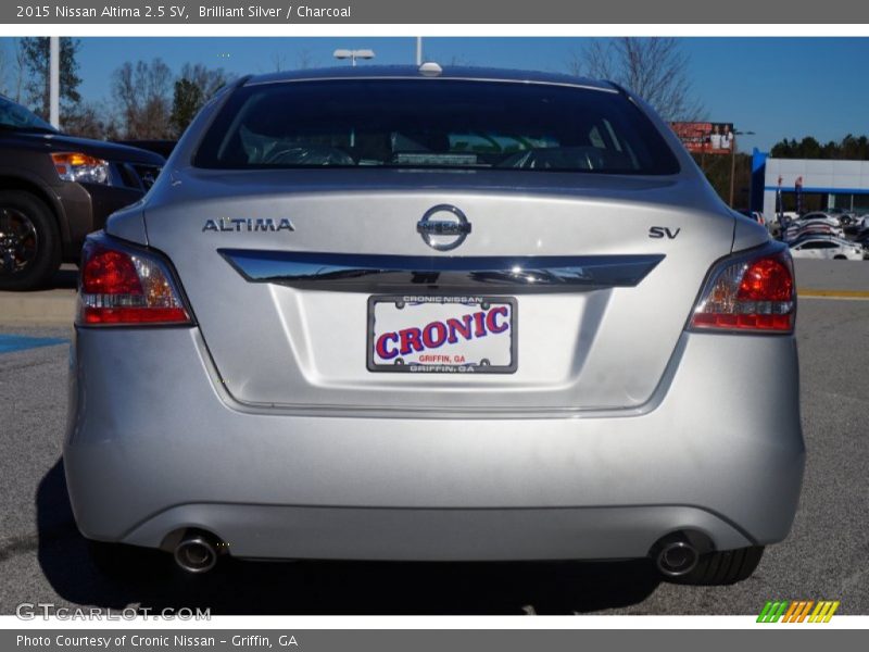 Brilliant Silver / Charcoal 2015 Nissan Altima 2.5 SV