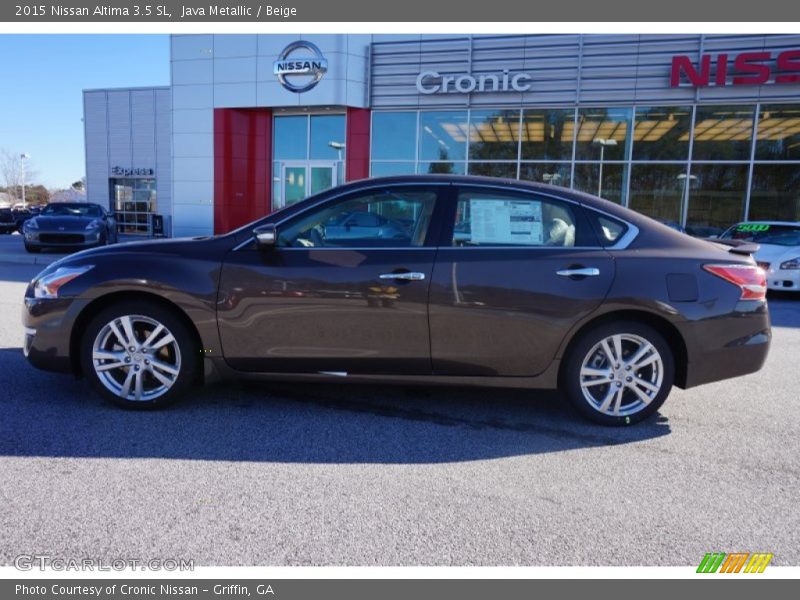 Java Metallic / Beige 2015 Nissan Altima 3.5 SL