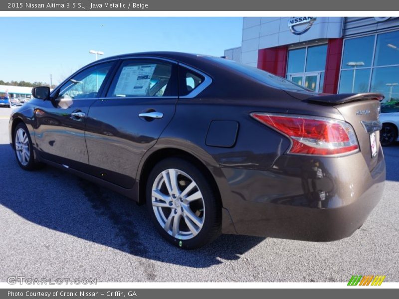 Java Metallic / Beige 2015 Nissan Altima 3.5 SL