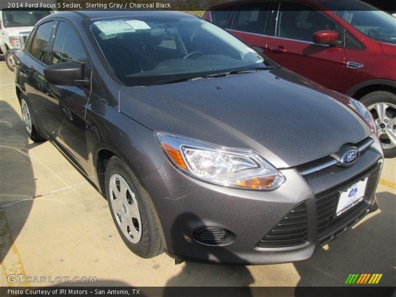 Sterling Gray / Charcoal Black 2014 Ford Focus S Sedan