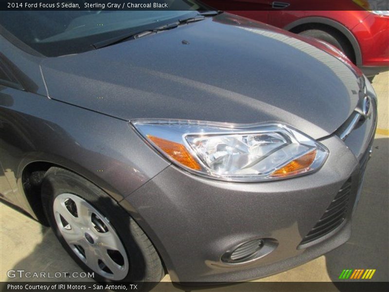 Sterling Gray / Charcoal Black 2014 Ford Focus S Sedan